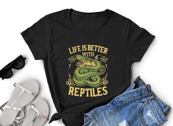 Capturing Nature's Charm: The Life is Better Reptiles Design