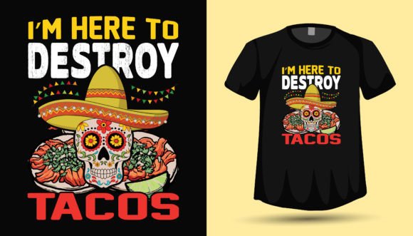 Cinco De Mayo Taco Tshirt Design: Creative Applications