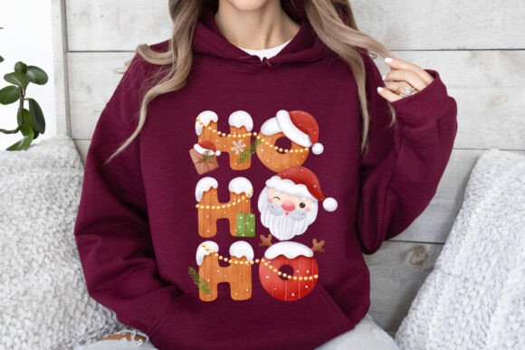 Cute Christmas Hohoho T-Shirt Design: Festive Graphics