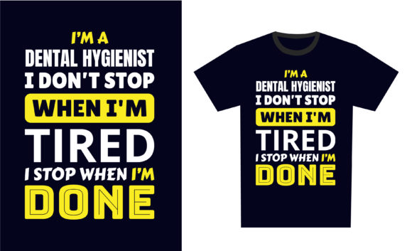 Professional Dental Hygienist T-Shirt Design for Modern Branding