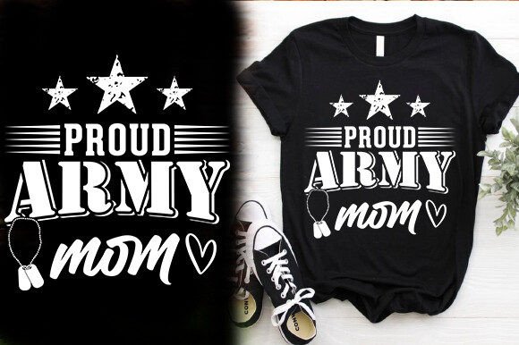Proud Army Mom T-Shirt Design: A Graphic Designer's Guide