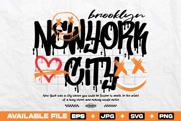 Urban Graffiti Typography: Bold New York Style