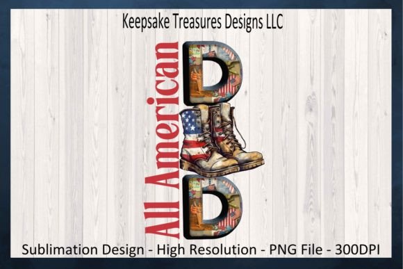 Vintage All American Dad T-Shirt Design: A Creative Asset